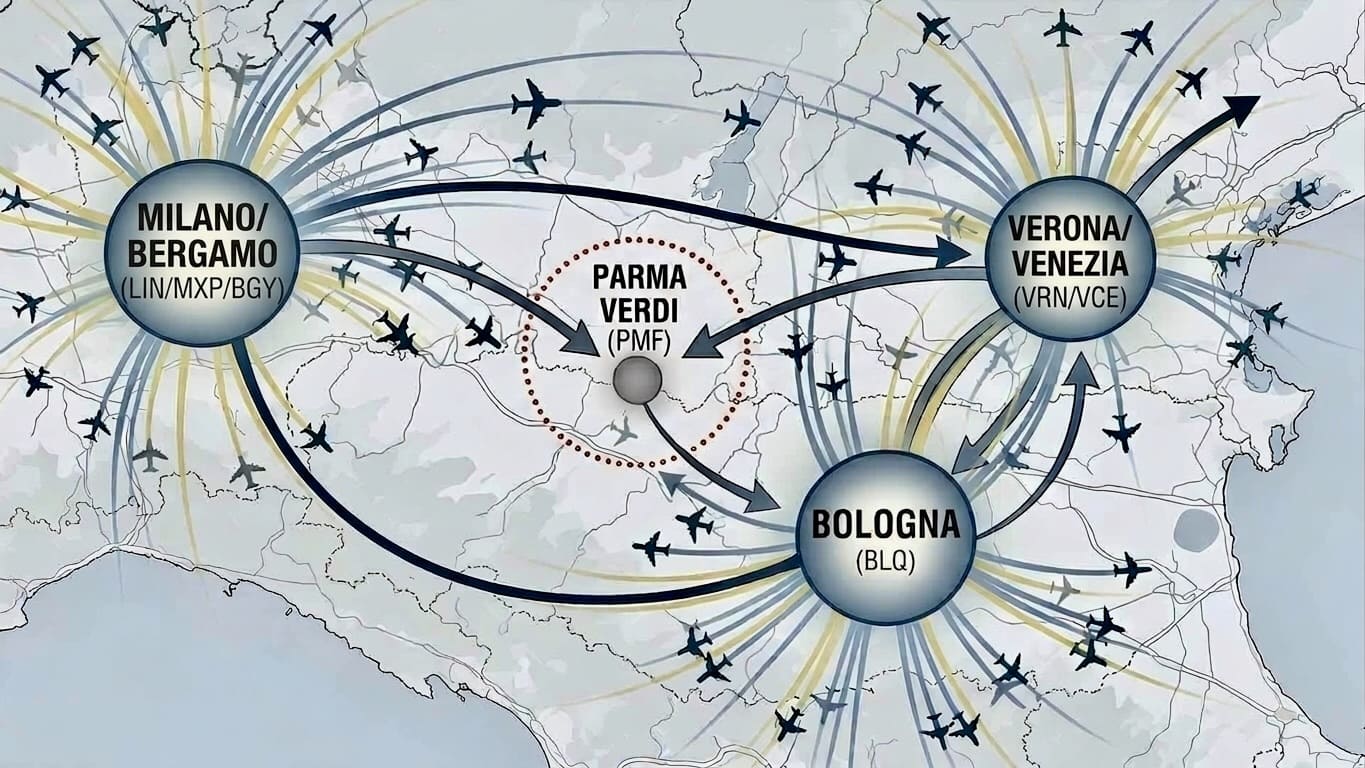 Parma non è Perugia: cronaca di un destino aeroportuale segnato