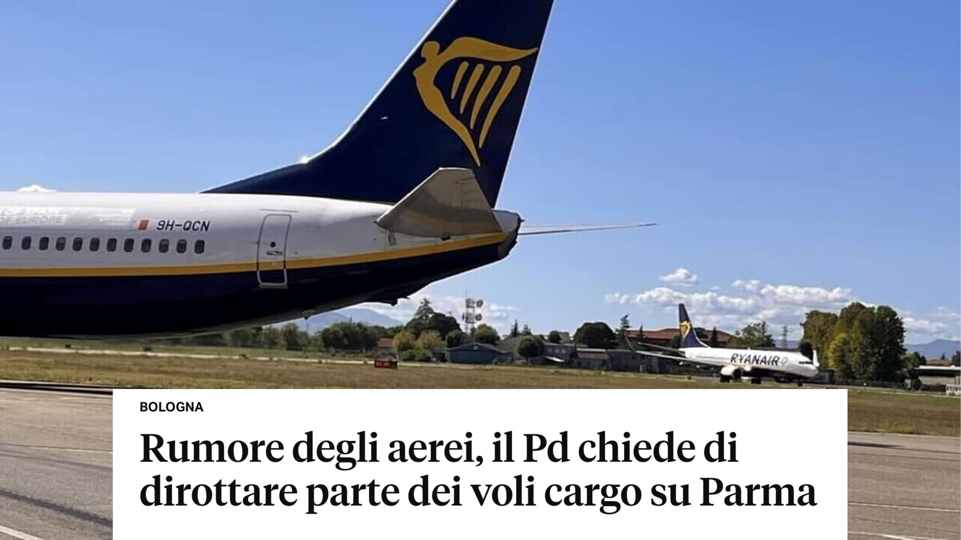 Aeroporto di Parma e la favola del cargo da Bologna: politica da cortile e conti in profondo rosso